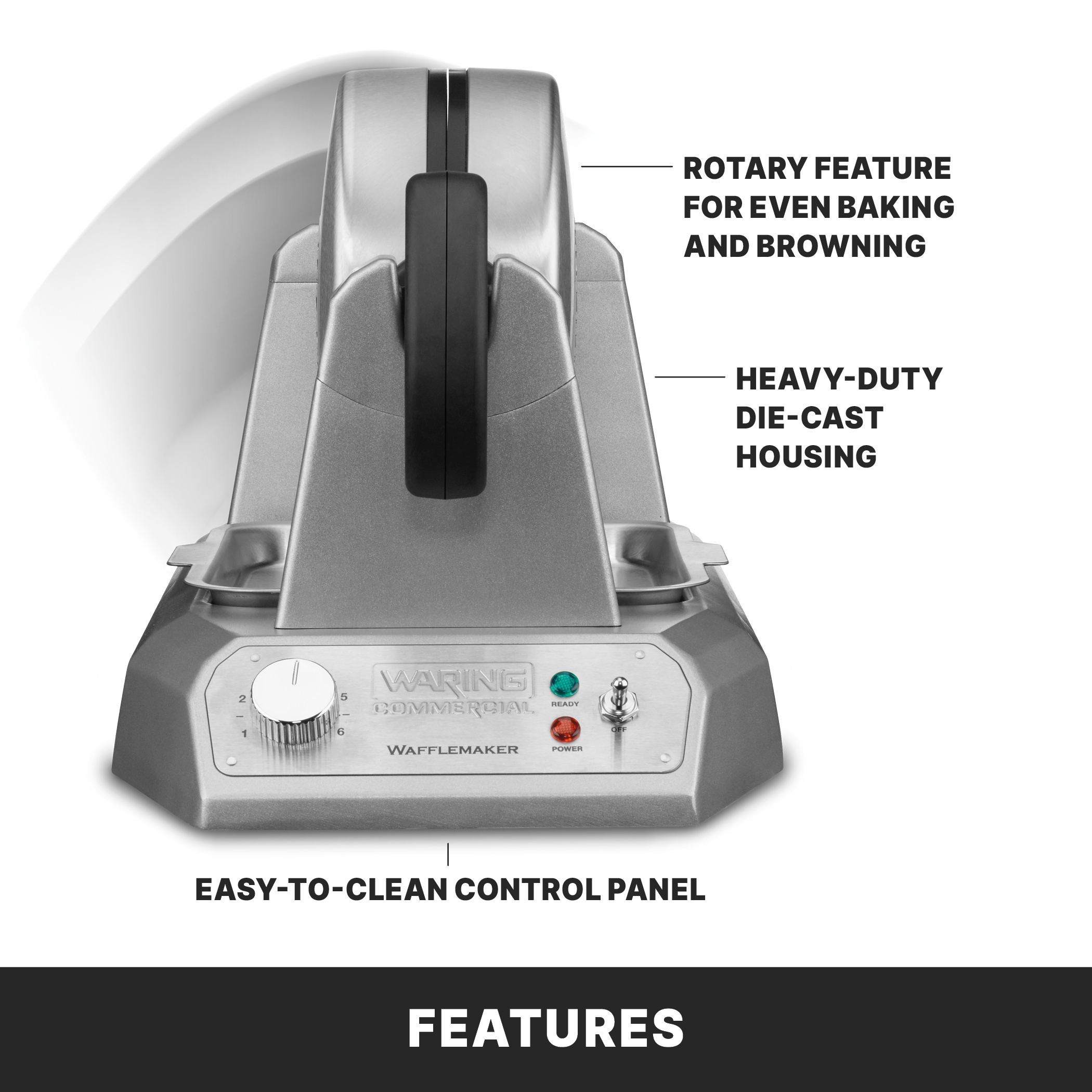 Single Classic Waffle Maker
